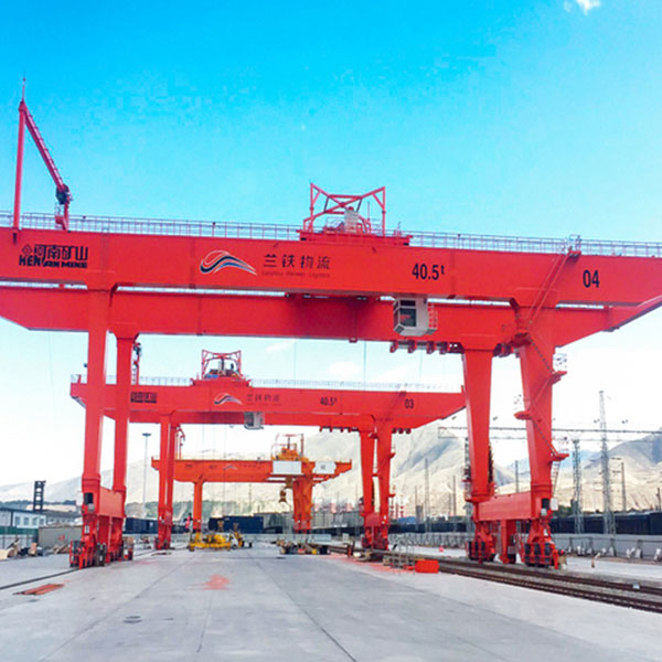 Rail mounted container gantry crane